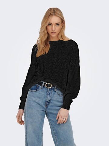 ONLY Sweater 'Sif Freja' in Black: front