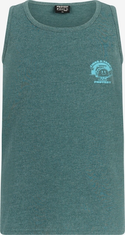 PROTEST Shirt 'PRTRemix JR' in Groen: voorkant