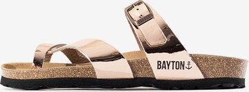 Bayton Pantolette 'Diane' in Gold: predná strana