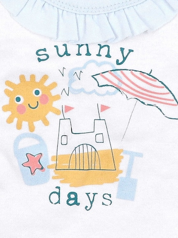 NINI T-Shirt 'Beach' in Weiß