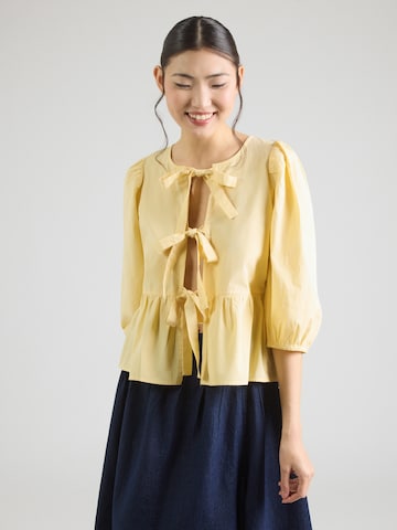 Bluză 'ONLRANINA' de la ONLY pe galben: față