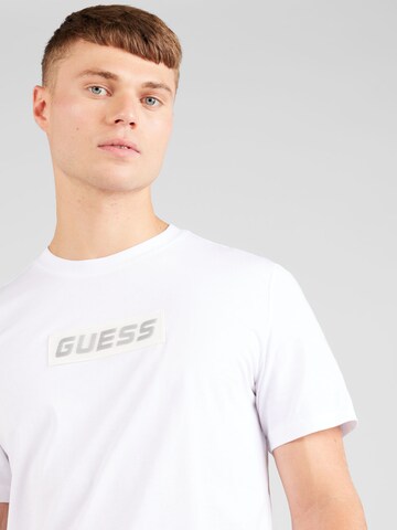T-Shirt fonctionnel 'CALVIN' GUESS en blanc
