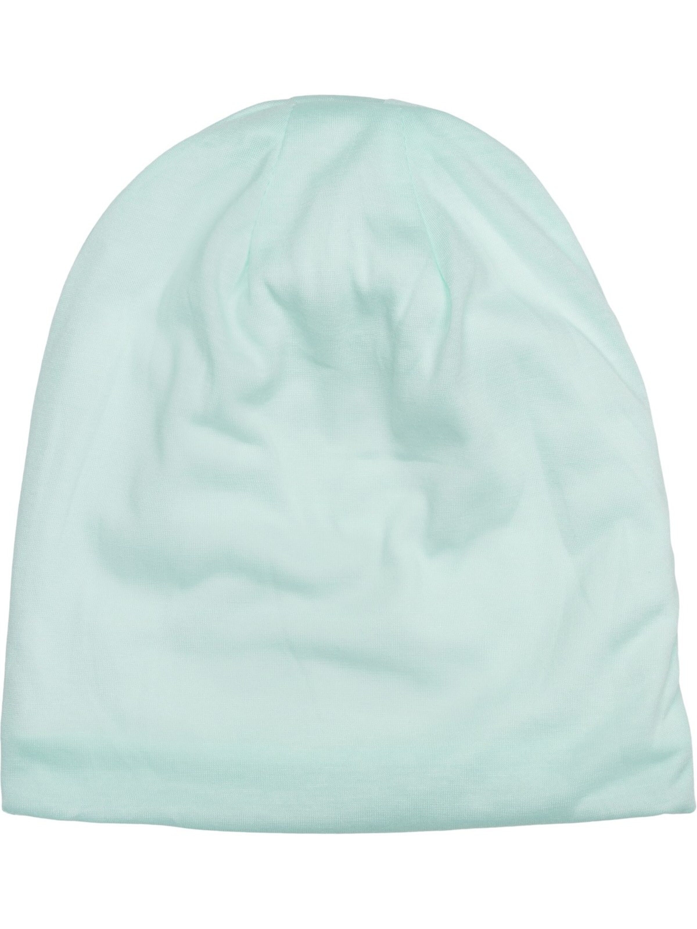 styleBREAKER Mütze 'Unifarbene Beanie Mütze mit Fleece'‌ in Grün