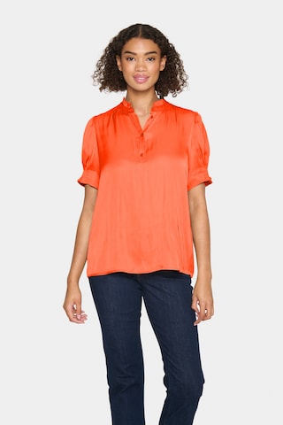 Chemisier 'Veeni' SAINT TROPEZ en orange : devant