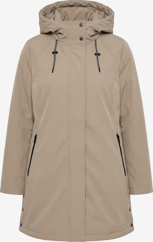 Ulla Popken Performance Jacket in Brown: front