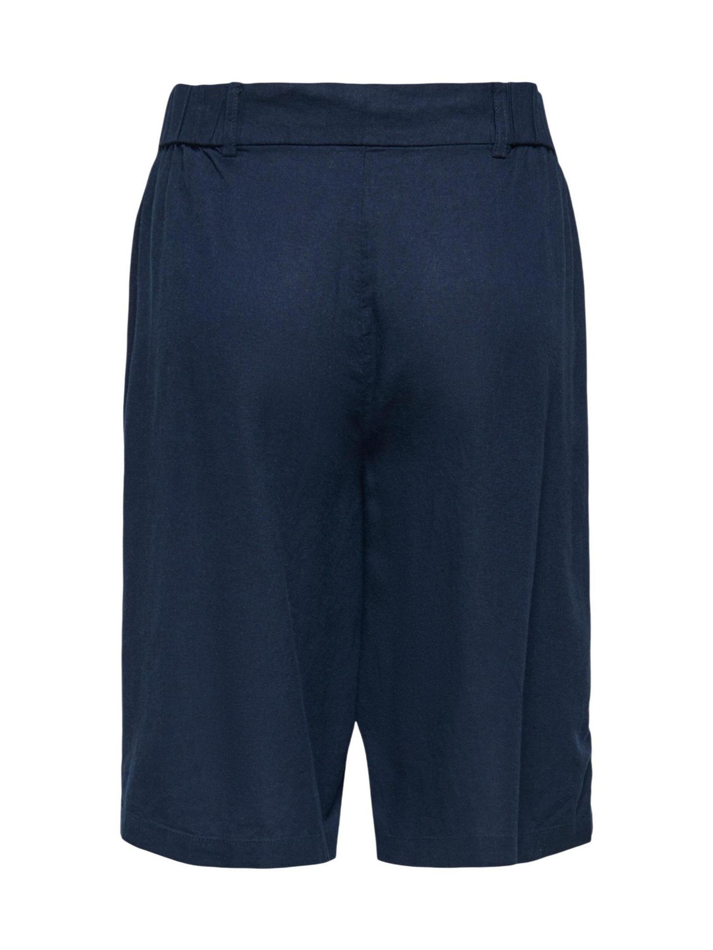 regular Pantaloni 'Onlgoa Hw Linen Bl Long Shorts Cc Tlr 15363720' di ONLY in blu