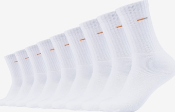 camano Socks in White: front