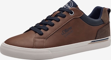 s.Oliver Sneakers laag in Bruin: voorkant