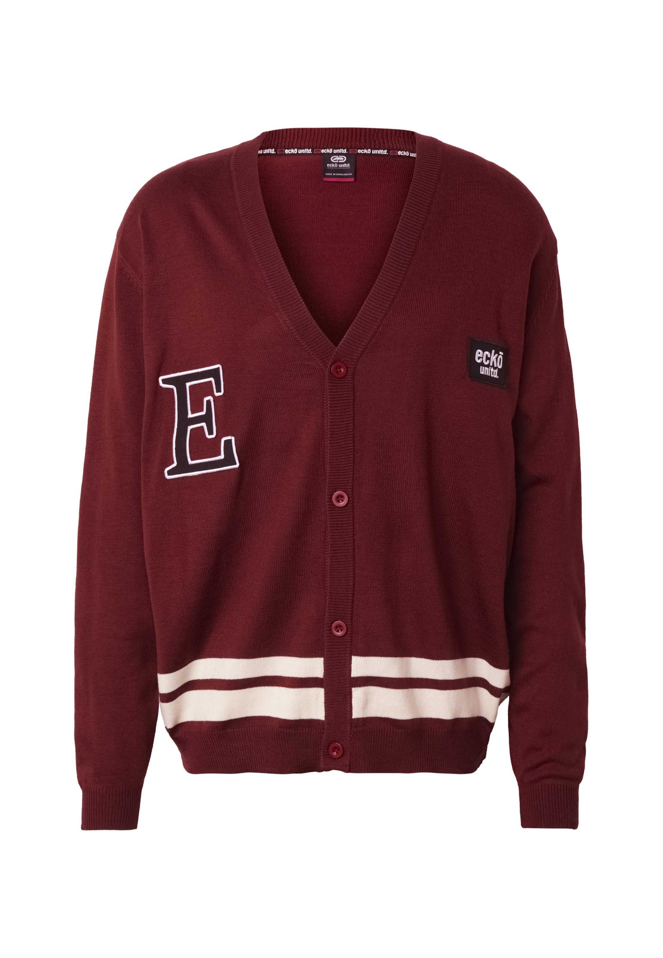 Ecko Unlimited Knit cardigan in Red: front