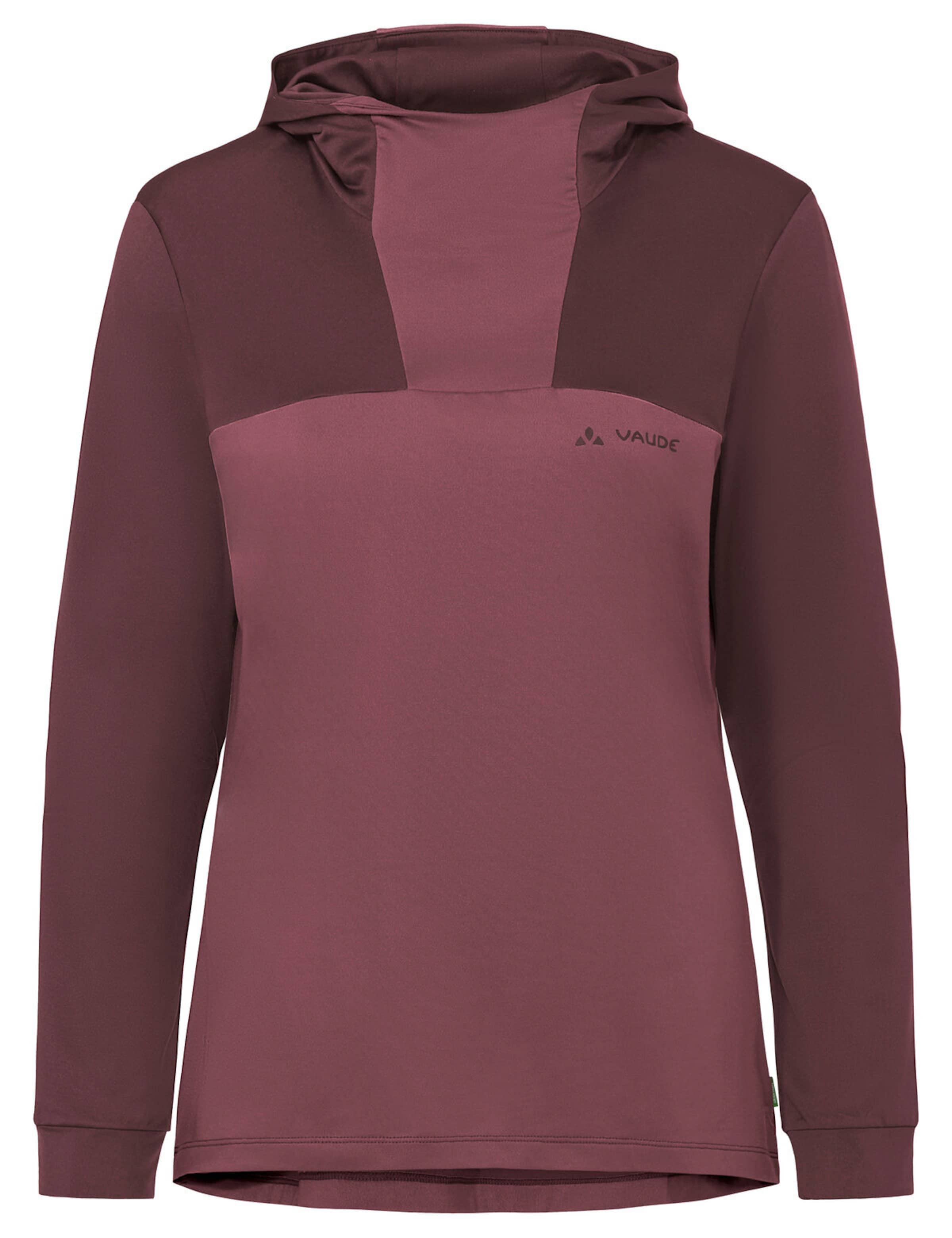 VAUDE Sportief sweatshirt 'Qimsa' in Rood: voorkant