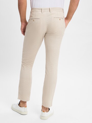 Regular Pantalon chino 'Lou' Alberto en beige