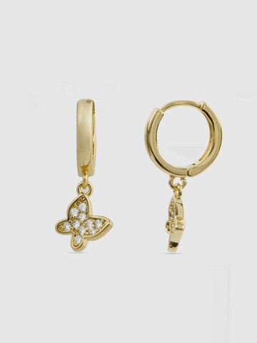 Luxenter Earrings 'Kaduro' in Gold: front