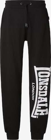 LONSDALE Pants in Black: front