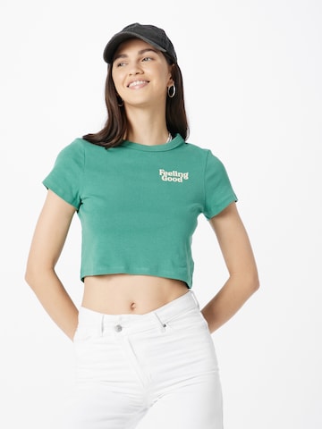 T-shirt Cotton On en vert : devant
