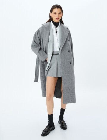 Koton Between-Seasons Coat in Grey