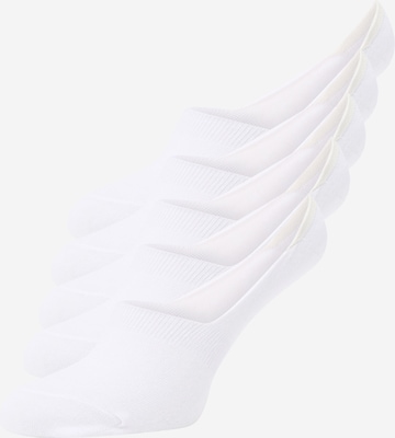 VERO MODA Дамски чорапи тип терлици 'CINDY' в бяло: отпред