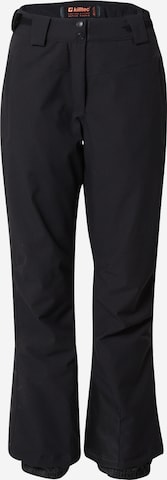 KILLTEC רגיל מכנסי טיולים בשחור: מלפנים