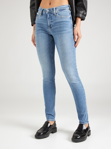 Skinny Jean Calvin Klein Jeans en bleu : devant