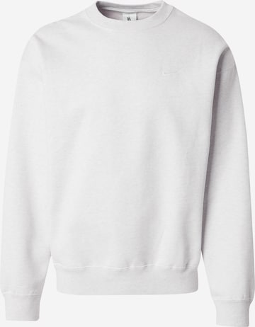 Nike SportswearSweater majica 'SOLO' - siva boja: prednji dio