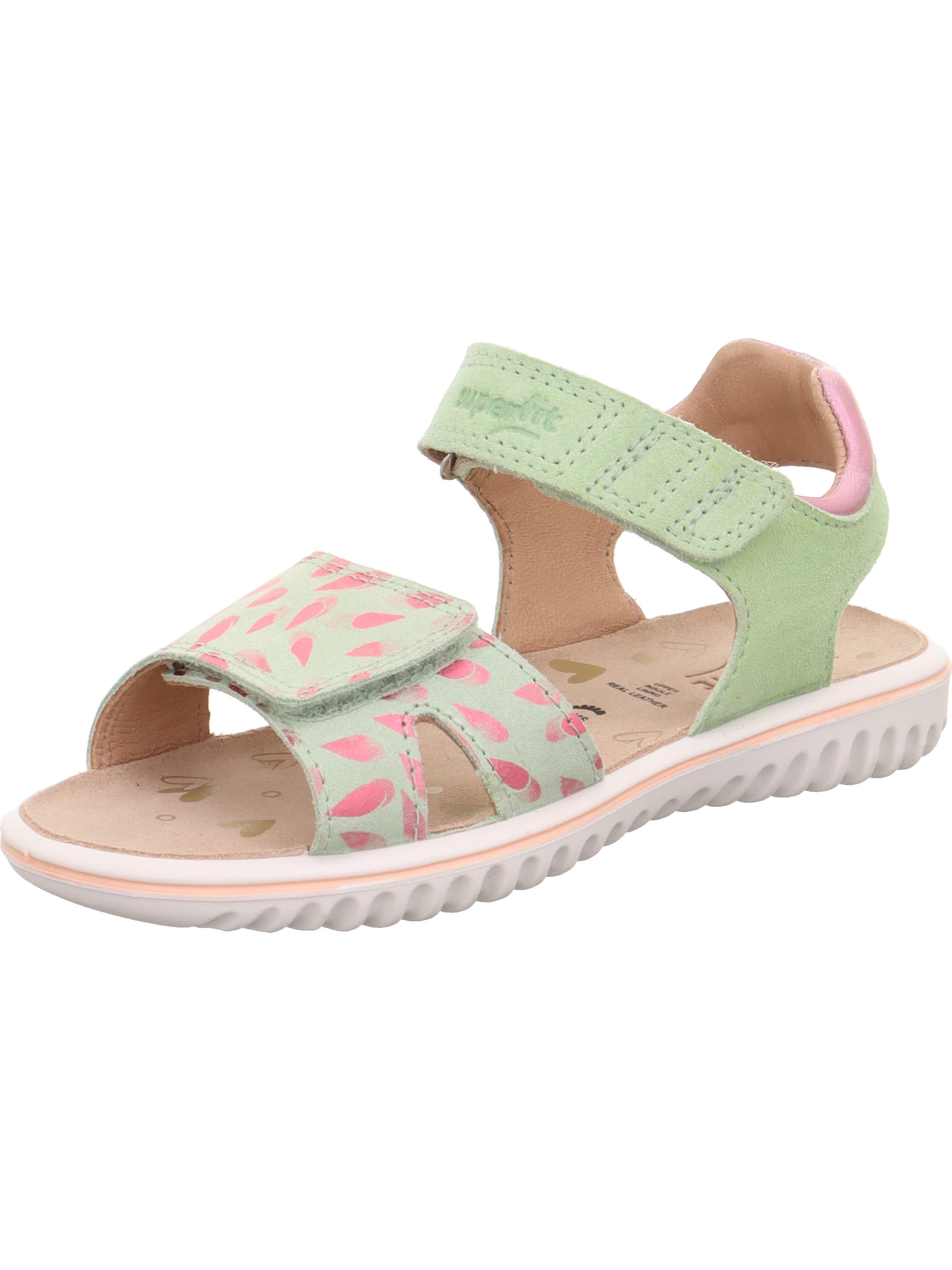 SUPERFIT Sandals 'Sparkle' in Green: front
