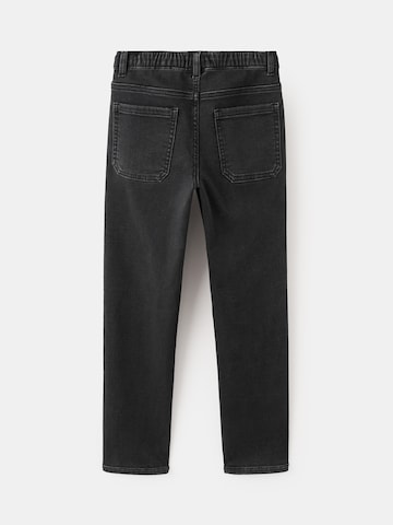 MANGO KIDS Slimfit Jeans 'COMFY' in Schwarz
