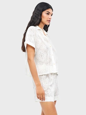 Pantalon de pyjama Gisela en blanc