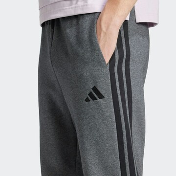 ADIDAS SPORTSWEAR Tapered Sports trousers 'Essentials' in Grey