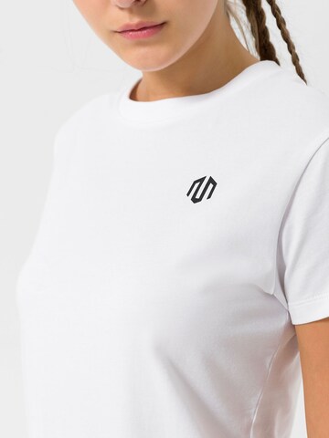 MOROTAI Shirt 'BRAND BASIC' in Weiß