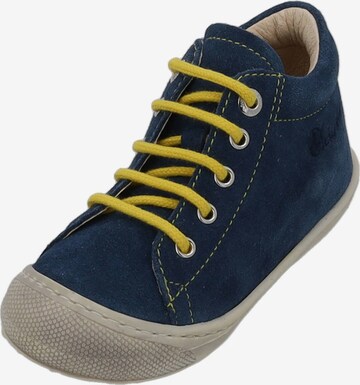 NATURINO First-Step Shoes 'Cocoon' in Blue: front