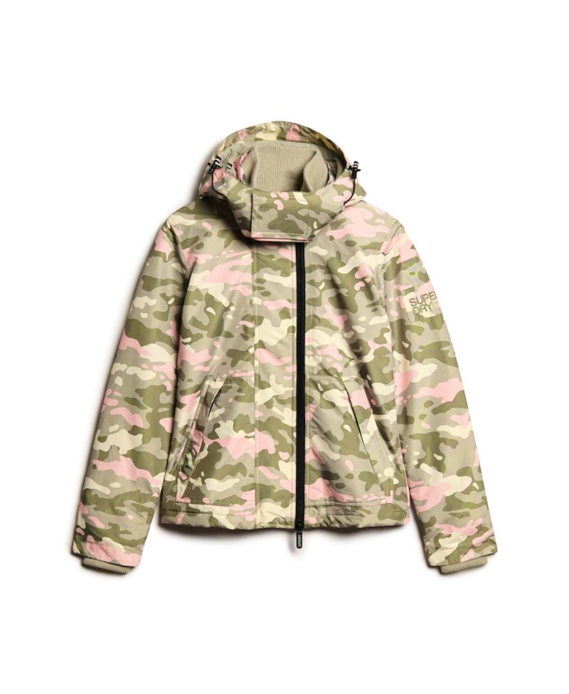 Veste d’hiver Superdry en rose : devant