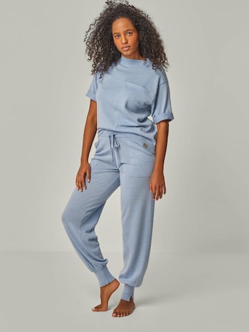 YOU LOOK PERFECT Hausanzug 'Elfie & Bella' in Blau: Vorderseite