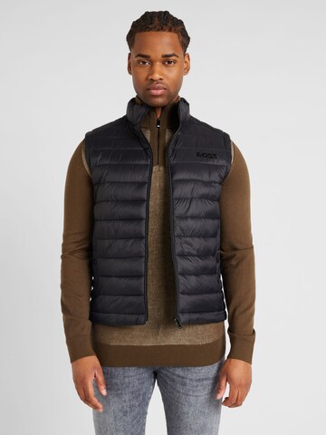 BOSS Bodywarmer 'Calano' in Zwart: voorkant