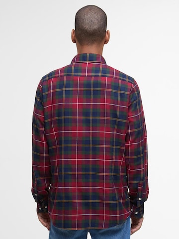 Barbour Regular fit Overhemd 'Fortrose' in Rood