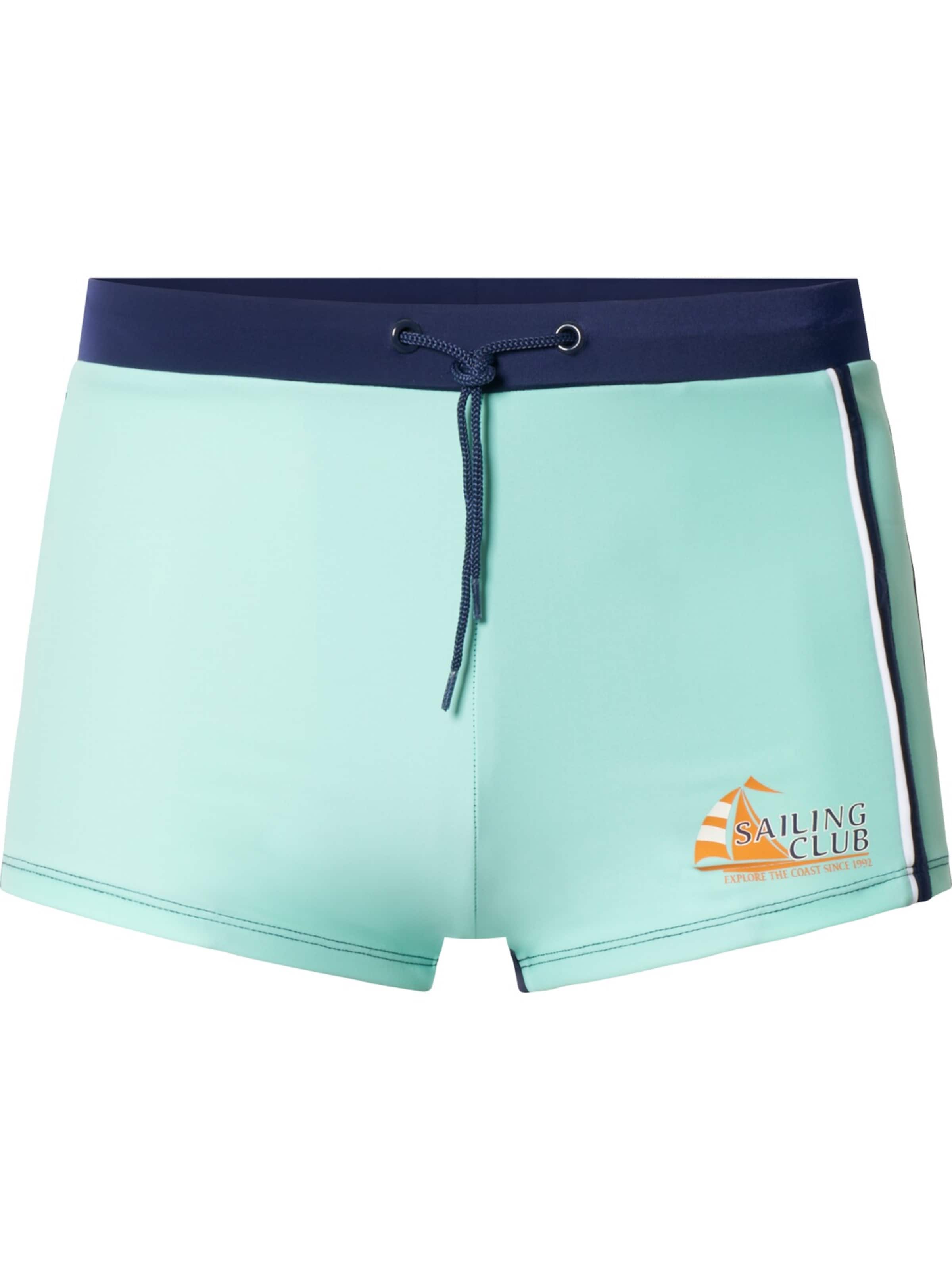 BABISTA Swim Trunks 'Mariso' in marine blue / Mint / Orange / White, Item view