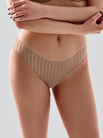 Slip C&City en marron : devant