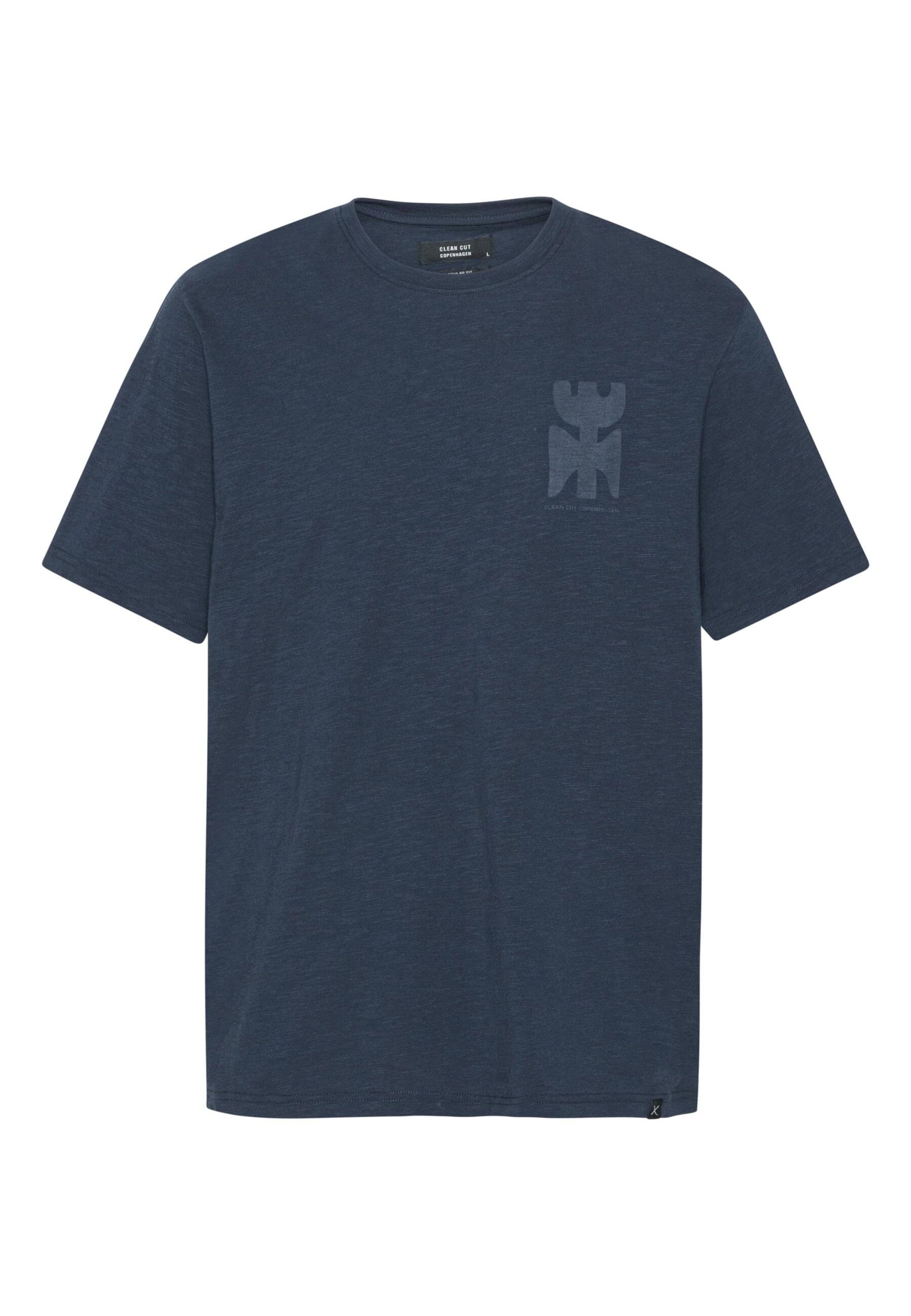 T-Shirt 'Pauli' Clean Cut Copenhagen en bleu : devant