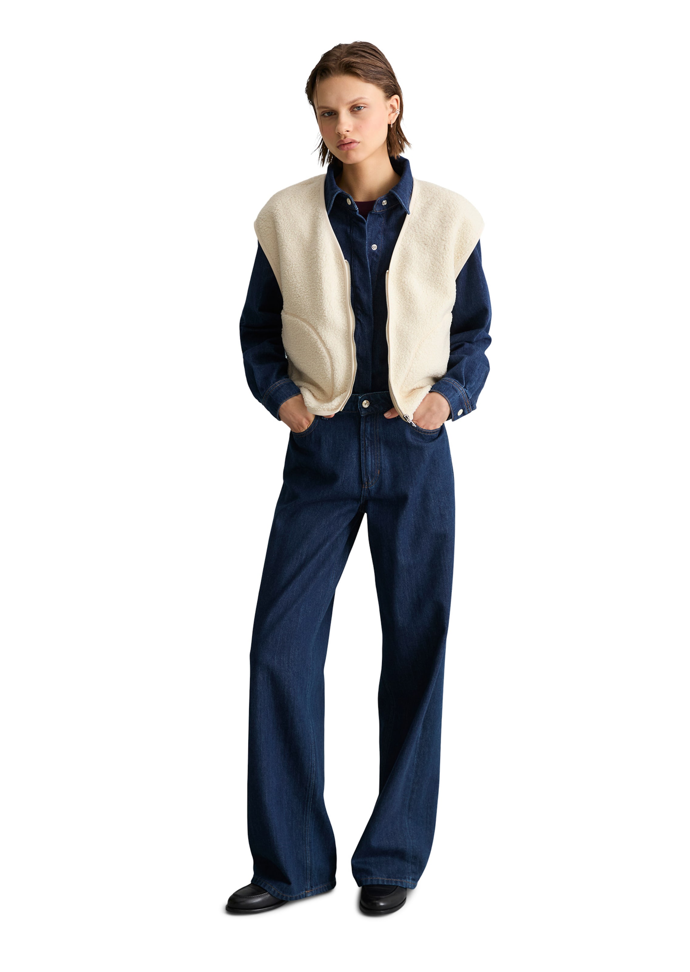 Marc O'Polo DENIM Bodywarmer in Wit