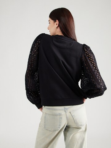 GUESS - Sweatshirt 'SANGALLO' em preto