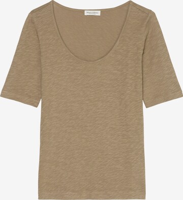 Marc O'Polo T-shirt i brun: framsida