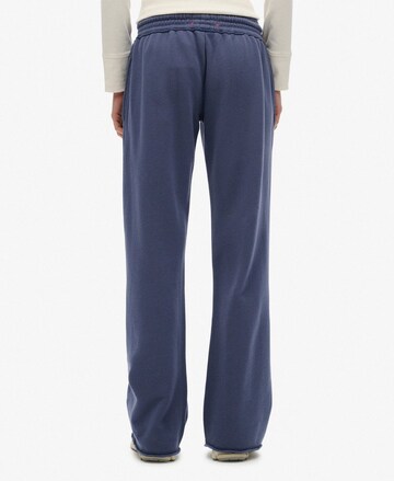 Superdry Regular Broek in Blauw