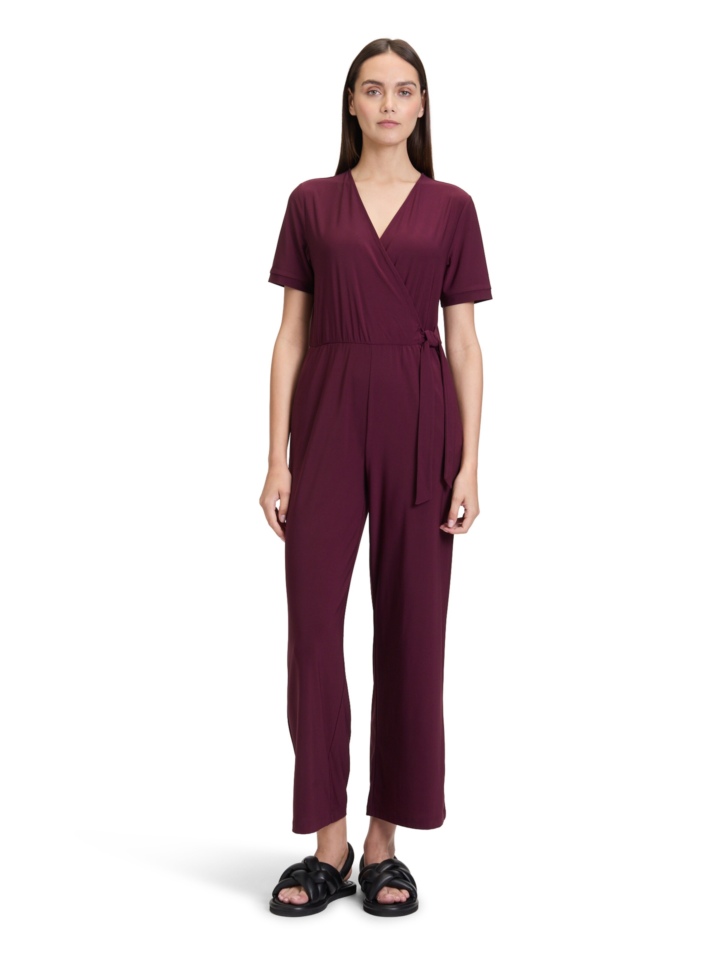 Cartoon Jumpsuit in Lila: Vorderseite