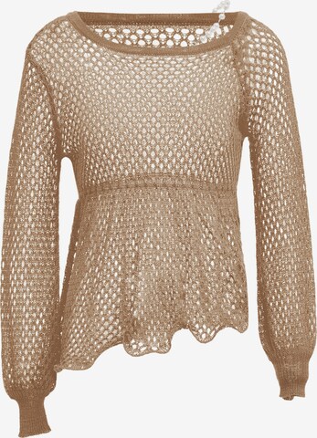 nolie Sweater in Beige: front