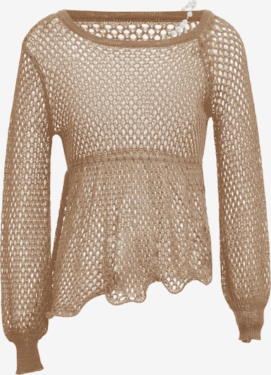 swirly Pullover in hellbeige, Produktansicht