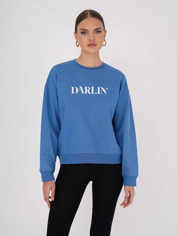 Sweat-shirt ' DARLIN ' FRESHLIONS en bleu