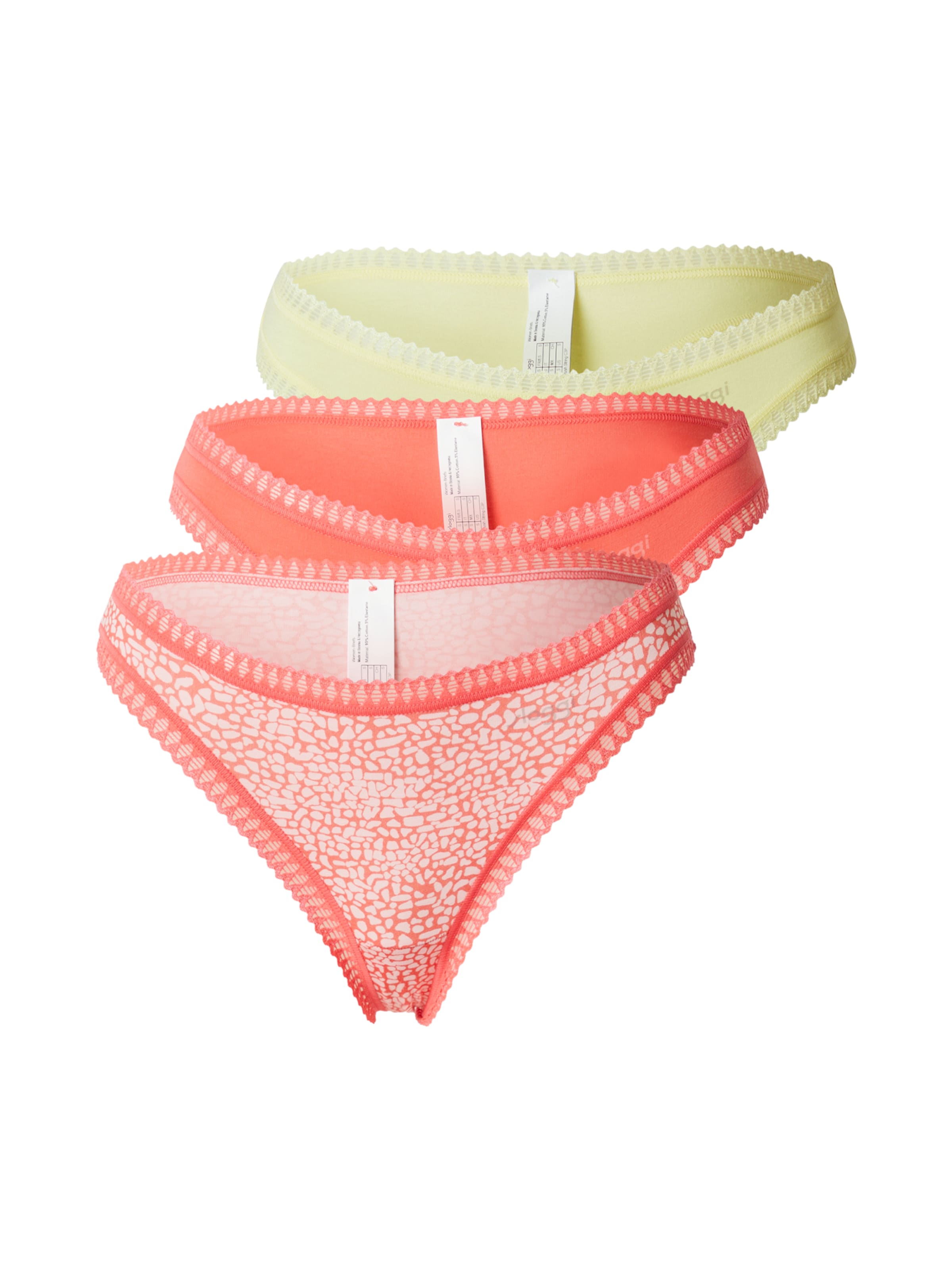 SLOGGI String 'GO Crush' in Geel: voorkant