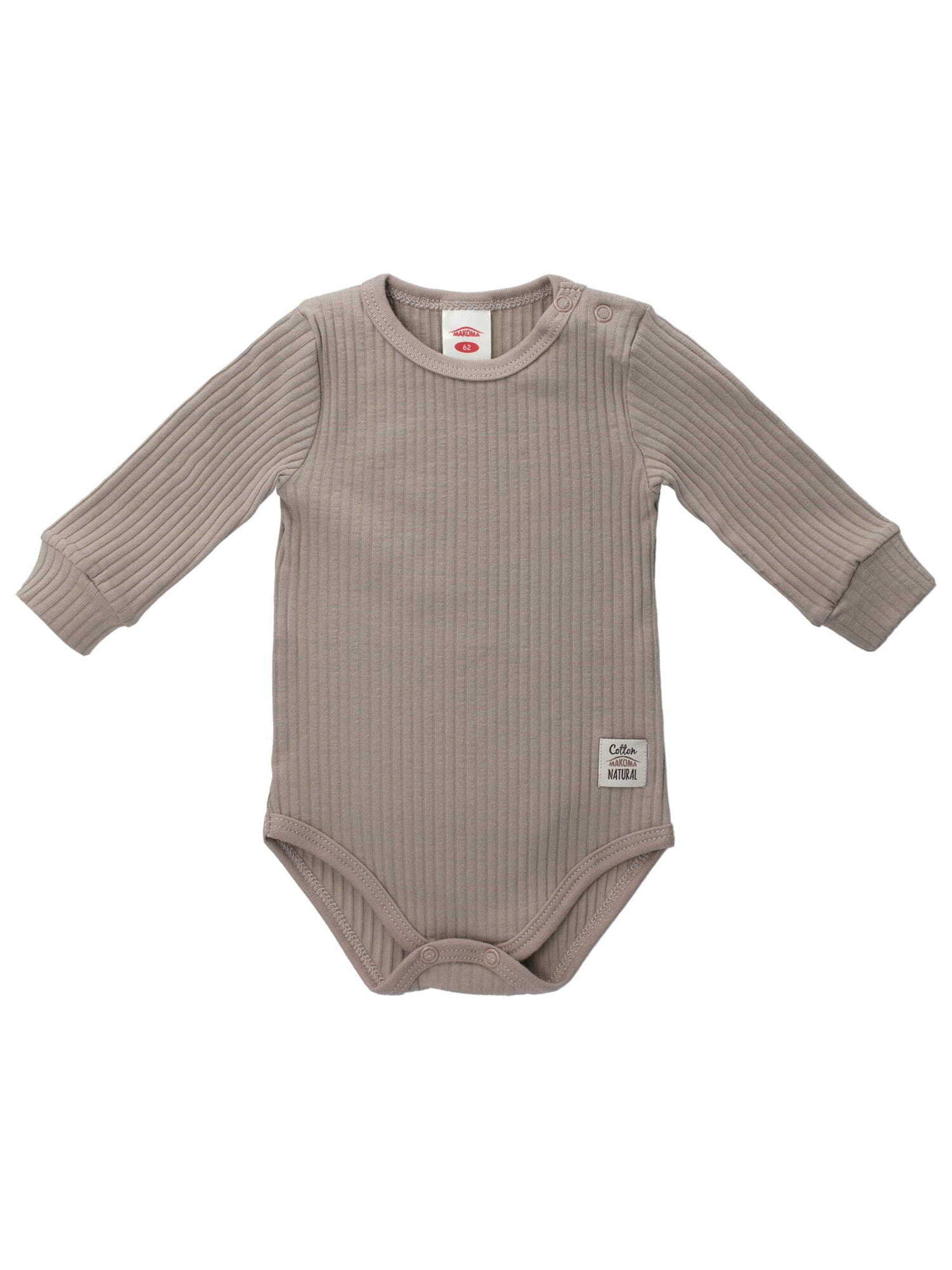 Makoma Romper/bodysuit in Brown: front