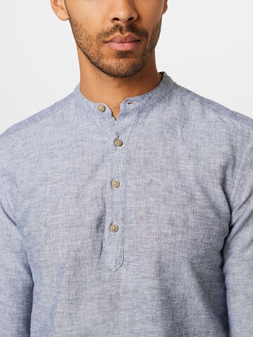 Coupe slim Chemise 'Caiden' Only & Sons en bleu