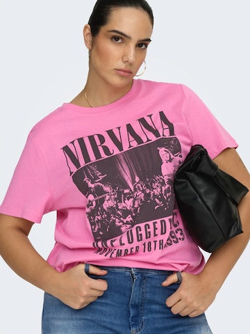 ONLY Carmakoma - Camiseta 'CARZHURI' en lila