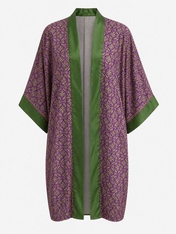 Kimono 'Malabar Midi Kimono' Shop Karey en violet : devant