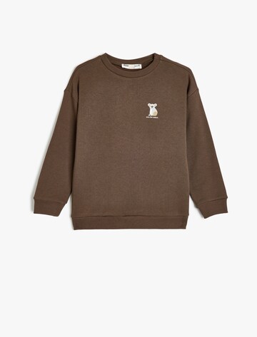 Koton Sweatshirt in Braun: Vorderseite